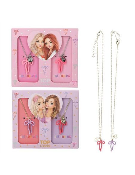 TOPModel Set de colliers BFF avec noeud