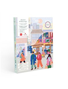 Coffret peinture au numéro - Winter in Seoul - Laura Lhuillier pour ERBORIAN - La petite épicerie