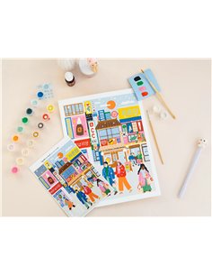 Coffret peinture au numéro - Winter in Seoul - Laura Lhuillier pour ERBORIAN - La petite épicerie 2