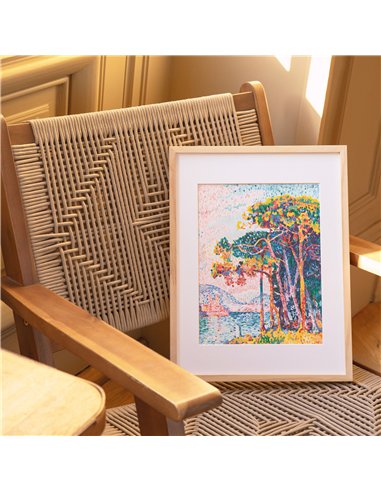 Coffret peinture au numéro - Antibes (La Pinède) - Paul Signac - La petite épicerie