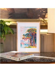 Coffret peinture au numéro - Antibes (La Pinède) - Paul Signac - La petite épicerie 2