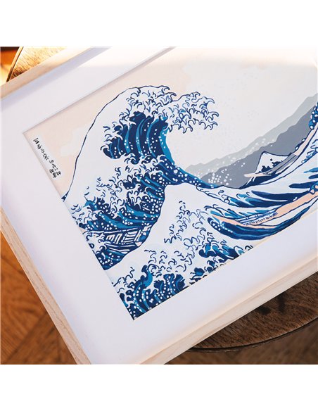 Coffret peinture au numéro - La grande vague de Kanagawa - Katsushika Hokusai - La petite épicerie