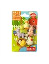 IWAKO puzzle gommes - la poule et ses amis