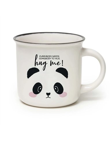Tasse en Porcelaine - Panda - Cup-Puccino - LEGAMI