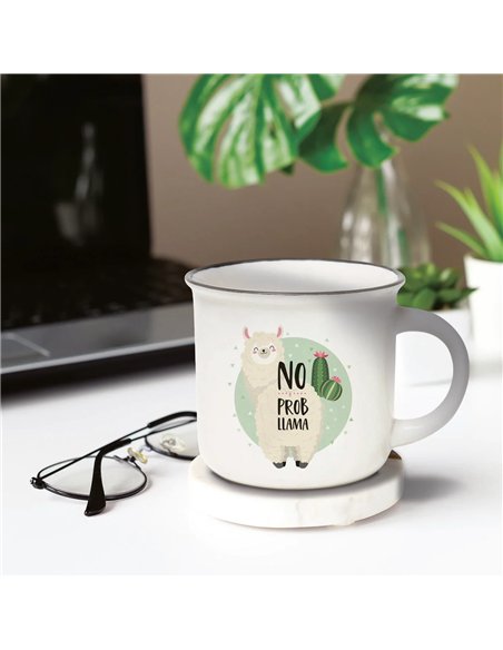 Tasse en Porcelaine - Llama - Cup-Puccino - LEGAMI