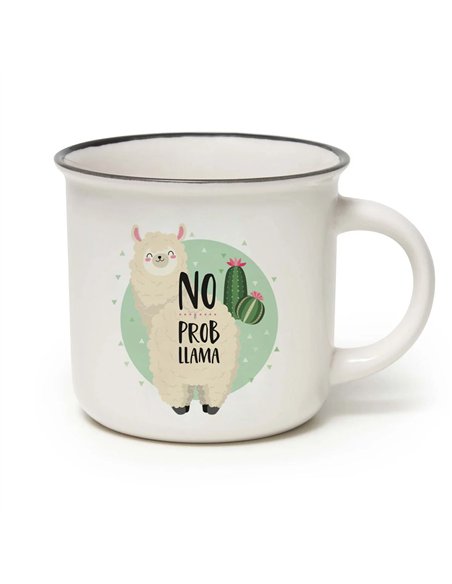 Tasse en Porcelaine - Llama - Cup-Puccino - LEGAMI