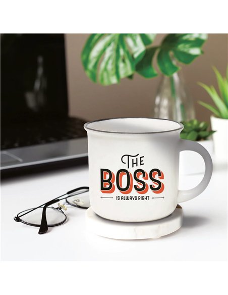 Tasse en Porcelaine - The Boss - Cup-Puccino - LEGAMI