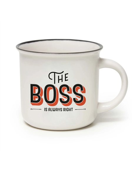 Tasse en Porcelaine - The Boss - Cup-Puccino - LEGAMI