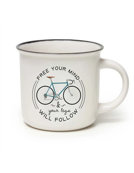 Tasse en Porcelaine - Bike Lover - Cup-Puccino - LEGAMI