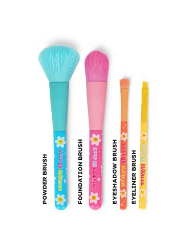 Set de 4 Pinceaux de Maquillage Daisy - Oh My Glow! - LEGAMI
