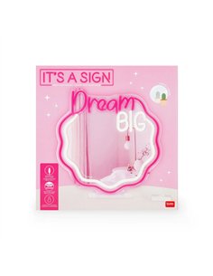 Miroir avec Lampe LED Effet Néon - It's a Sign - LEGAMI 2