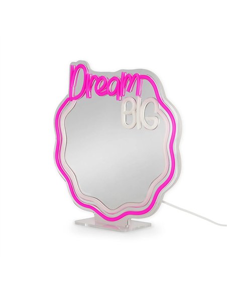 Miroir avec Lampe LED Effet Néon - It's a Sign - LEGAMI