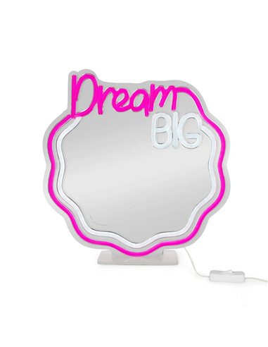 Miroir avec Lampe LED Effet Néon - It's a Sign - LEGAMI