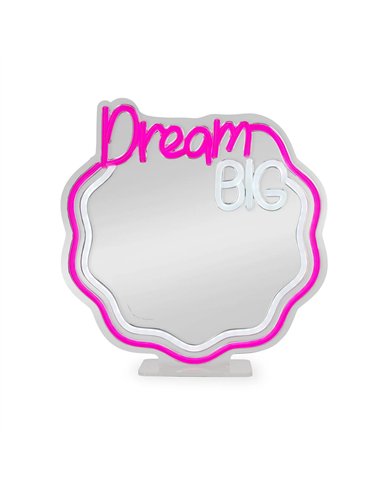Miroir avec Lampe LED Effet Néon - It's a Sign - LEGAMI