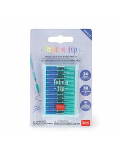 Set de 24 Recharges pour Crayon Empilable - Take a Tip Refill Set - LEGAMI 2