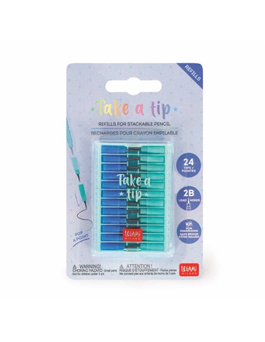 Set de 24 Recharges pour Crayon Empilable - Take a Tip Refill Set - LEGAMI