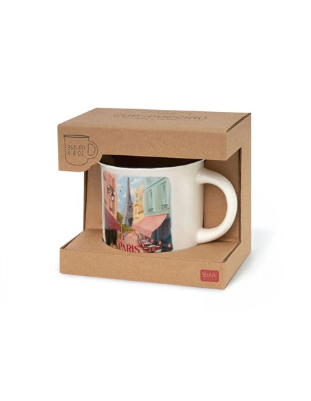 Tasse en Porcelaine - Paris - Cup-Puccino - LEGAMI