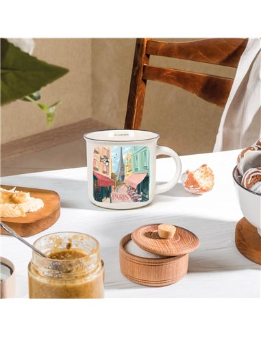 Tasse en Porcelaine - Paris - Cup-Puccino - LEGAMI