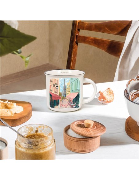 Tasse en Porcelaine - Paris - Cup-Puccino - LEGAMI