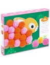 Collage de pompons - Animaux et ronds pompons
