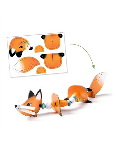 Enfilage - Animaux mignons - djeco