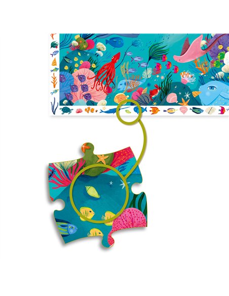 PUZZLE OBSERVATION - Aquatique - 54 pcs - djeco