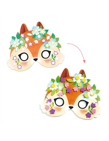 MASQUES DIY - Animaux de la forêt - Djeco