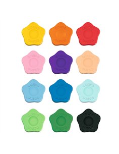CRAYONS - 12 crayons fleurs - DJECO 2