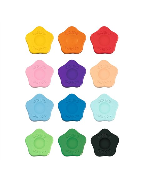 CRAYONS - 12 crayons fleurs - DJECO