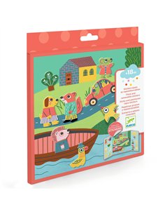 STICKERS EPAIS ET REPOSITIONNABLES ANIMAUX
