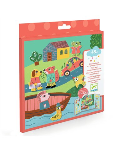 STICKERS EPAIS ET REPOSITIONNABLES ANIMAUX