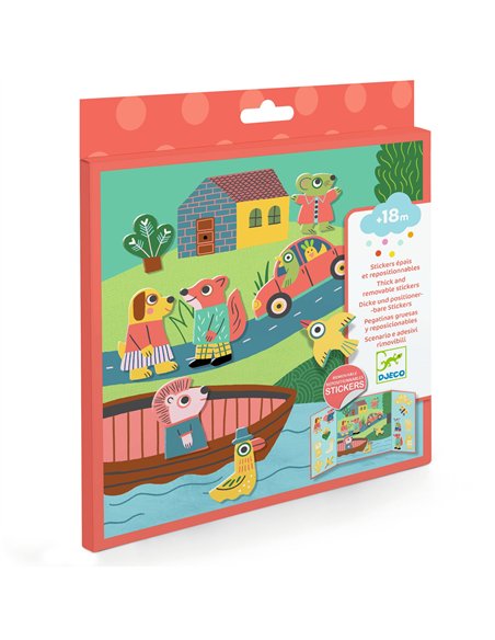 STICKERS EPAIS ET REPOSITIONNABLES ANIMAUX