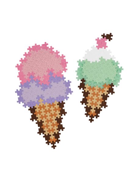 Puzzle Cornet de Glaces - 250 Pcs - Plus plus