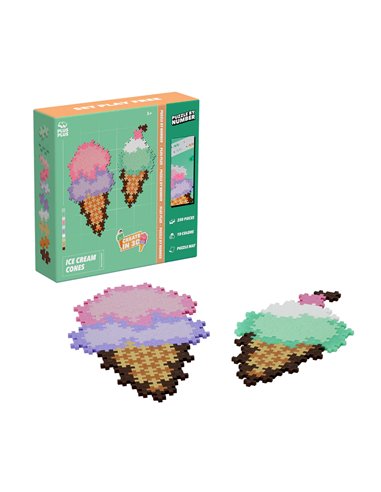 Puzzle Cornet de Glaces - 250 Pcs - Plus plus