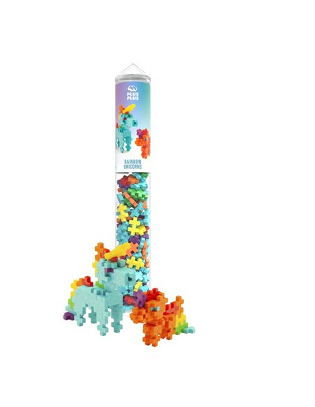 Tube Licorne Arc-en-ciel - 100 Pcs - plus plus
