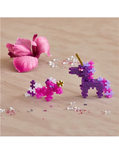 Tube Licorne Paillettes - 100 Pcs - plus plus