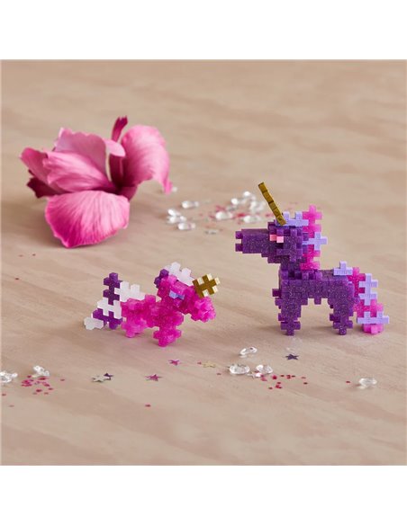 Tube Licorne Paillettes - 100 Pcs - plus plus