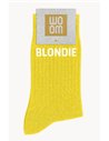 Chaussettes à paillettes Blondie Jaune - woom