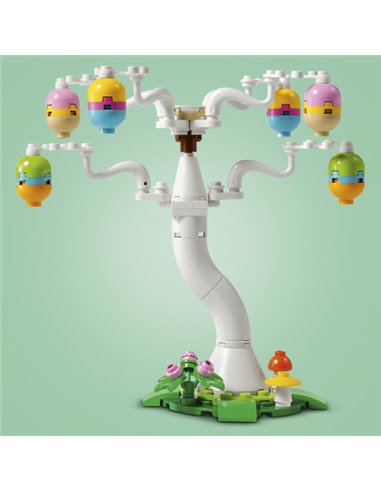 LEGO ICONIC 40808 LE LAPIN DE PAQUES ET LA CHASSE AUX ŒUFS