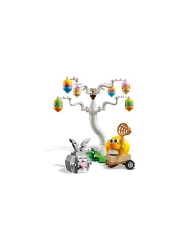 LEGO ICONIC 40808 LE LAPIN DE PAQUES ET LA CHASSE AUX ŒUFS