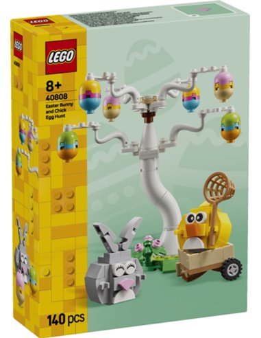 LEGO ICONIC 40808 LE LAPIN DE PAQUES ET LA CHASSE AUX ŒUFS