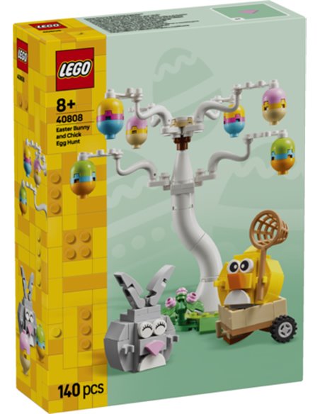 LEGO ICONIC 40808 LE LAPIN DE PAQUES ET LA CHASSE AUX ŒUFS