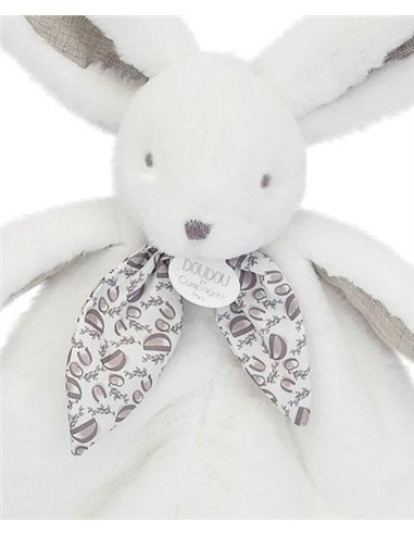 Lapin DOUDOU - Doudou blanc