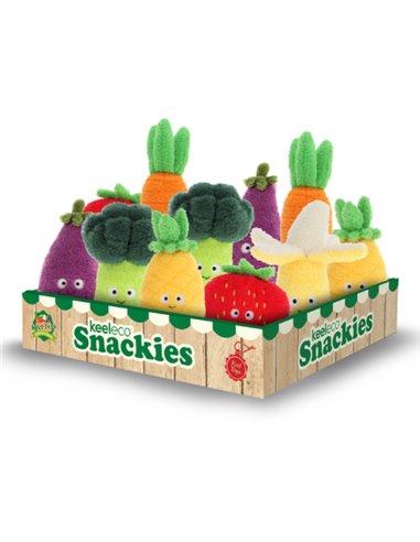Peluches KeelEco Snackies Fruits & Légumes 12cm