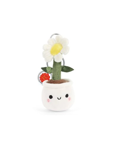 Porte-clés Peluche KeelEco Marguerite 12cm