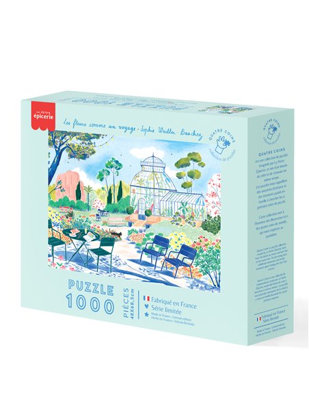 Puzzle Les fleurs comme un voyage par Sophie Weidler-Bauchez - 1000 pièces - la petite épicerie