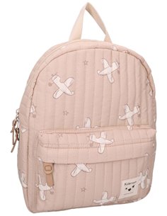 Sac à a dos enfant avions beige