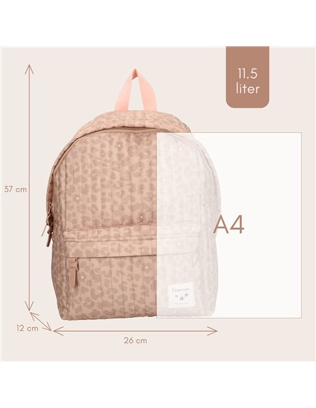 Sac à dos enfant panthère beige