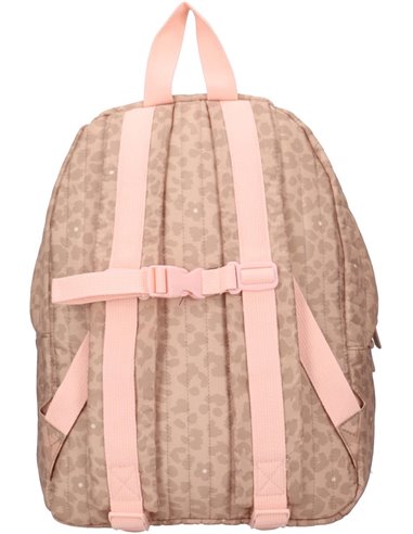 Sac à dos enfant panthère beige