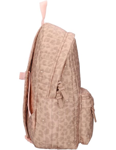 Sac à dos enfant panthère beige